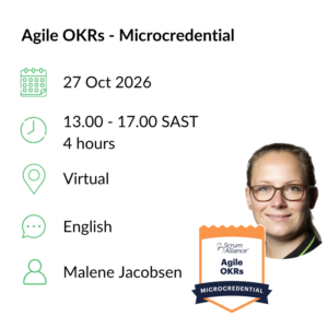 Agile OKRs Microcredential 27 Oct 2026