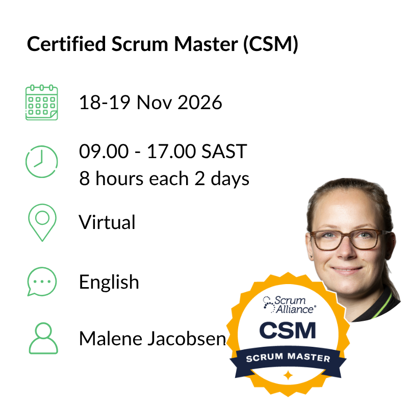 Certified Scrum Master CSM