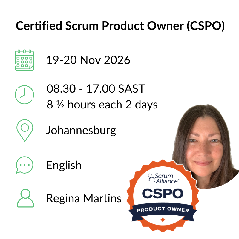 Certified Scrum Product Owner CSPO